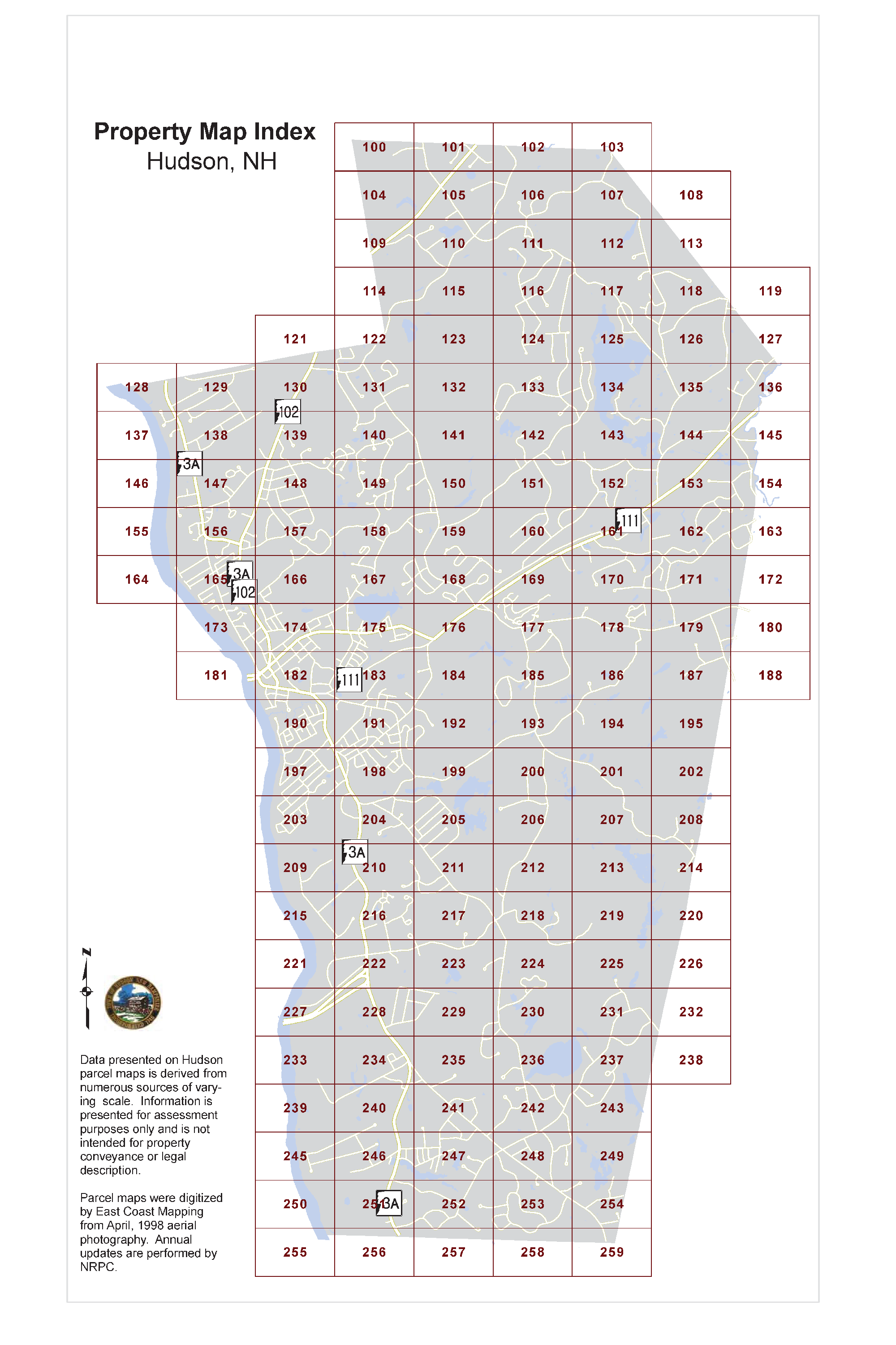 Hudson Tax Map Cover
